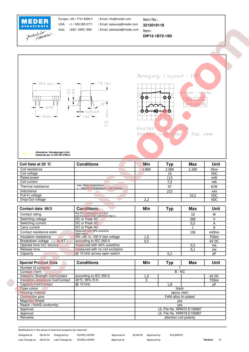 DIP15-1B72-19D