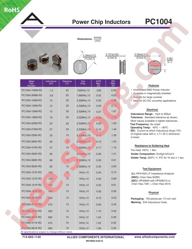 PC1004-220M-RC