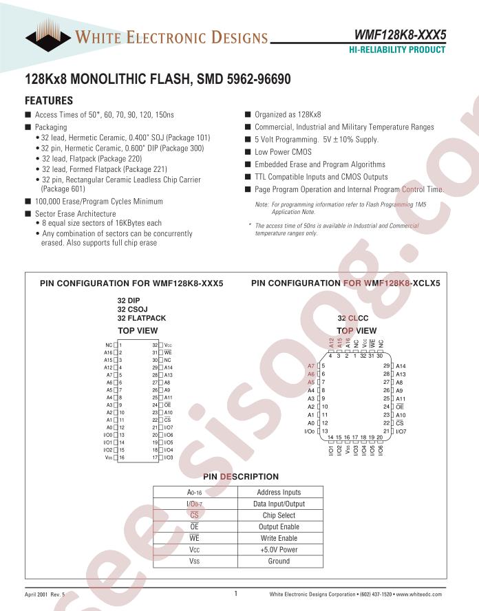 WMF128K8-150FEI5
