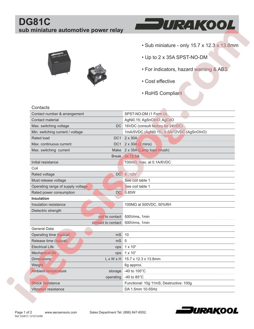 DG81C-208U-25-1012