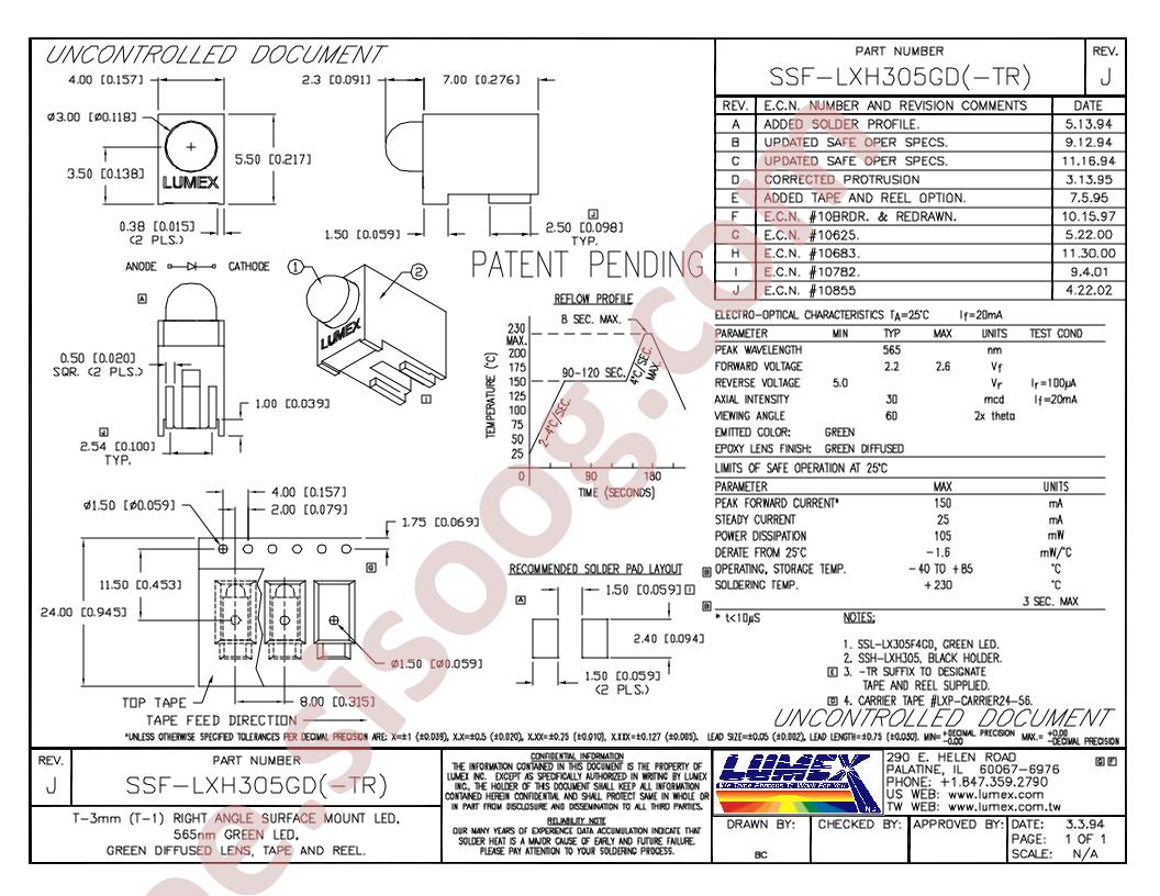 SSF-LXH305GD-TR