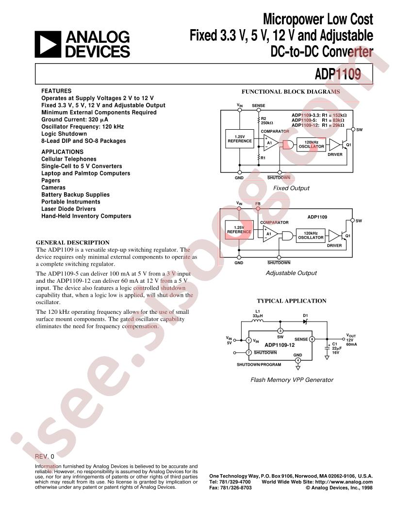 ADP1109AN-33