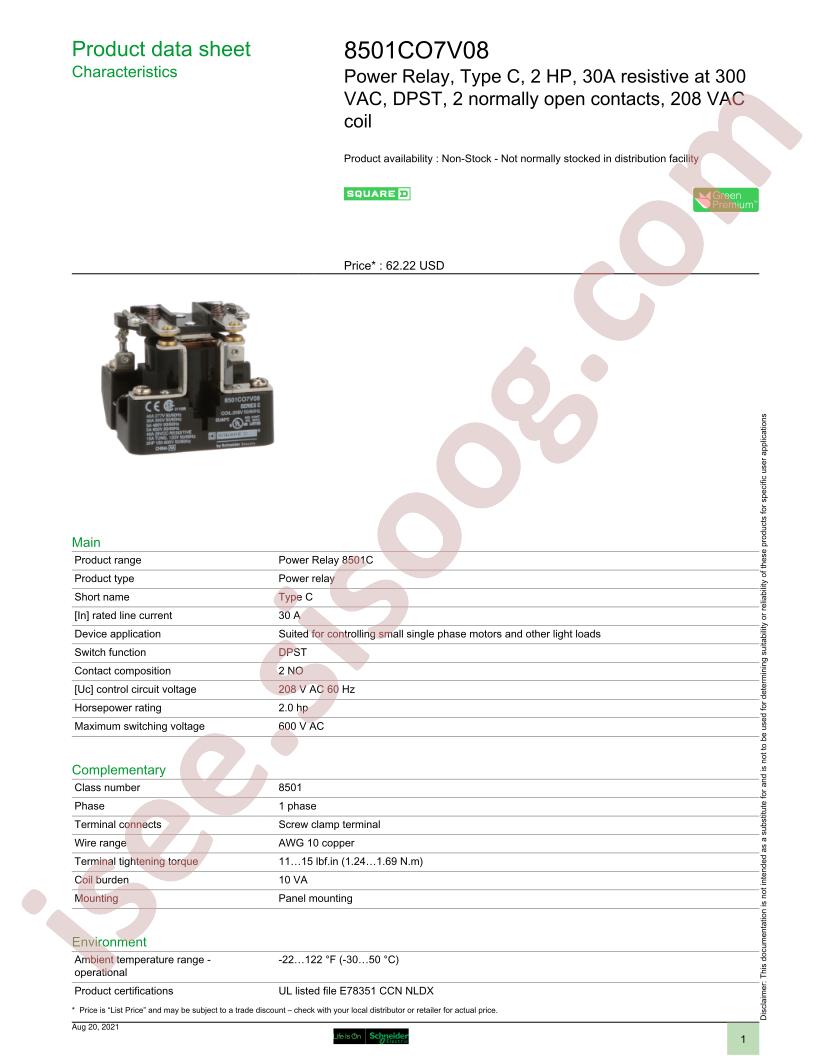 8501CO7V08