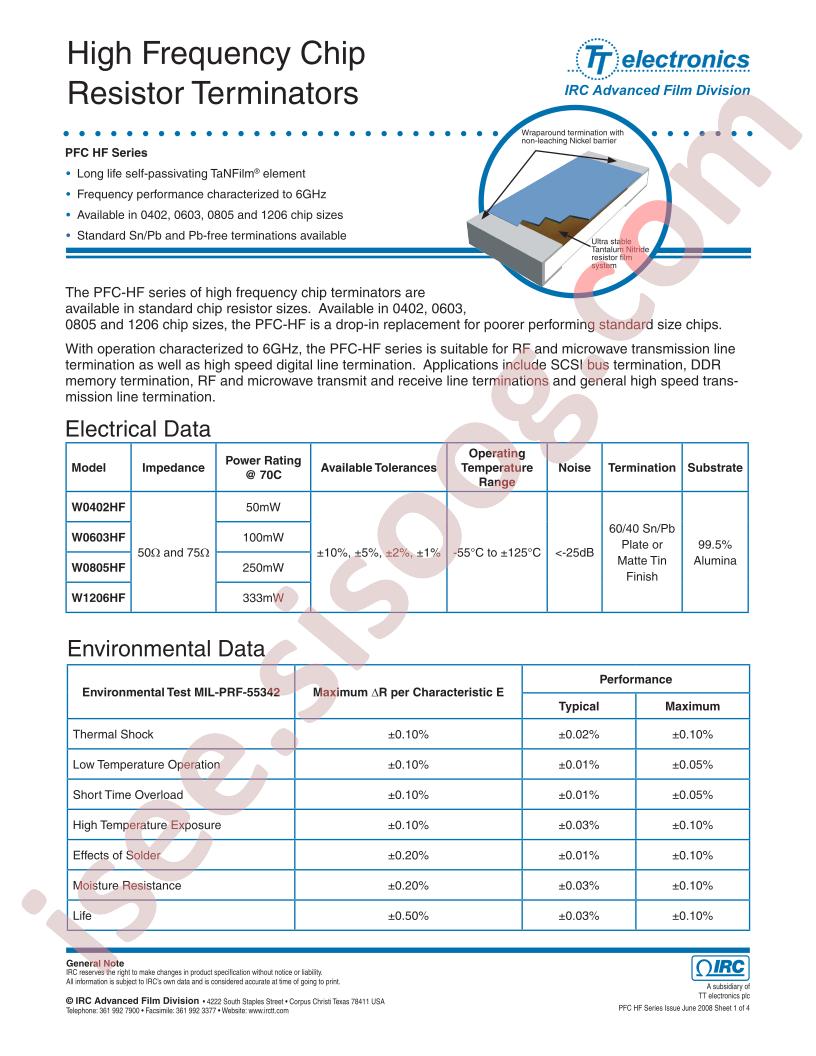 PFC-W0805HFLF-02-75R0-G