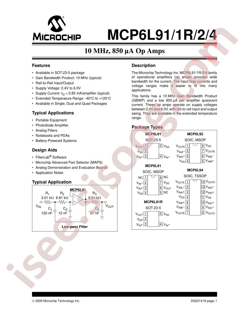 MCP6L91