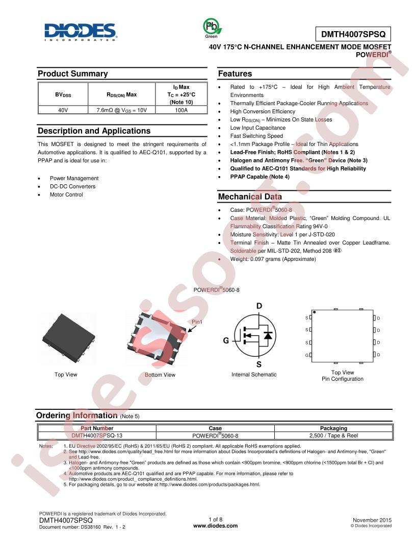 DMTH4007SPSQ-13
