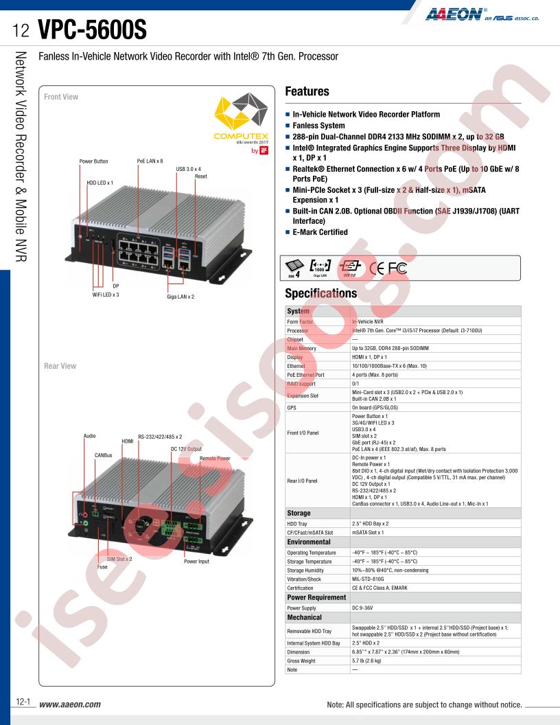 VPC-5600S