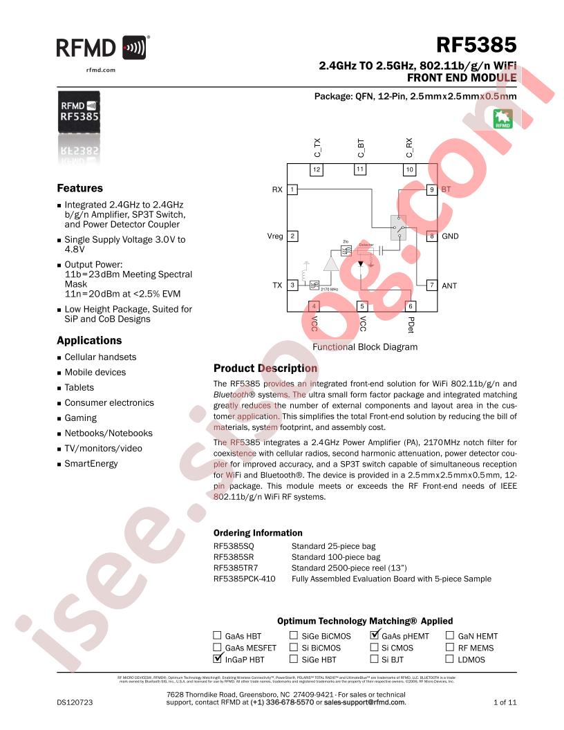 RF5385PCK-410