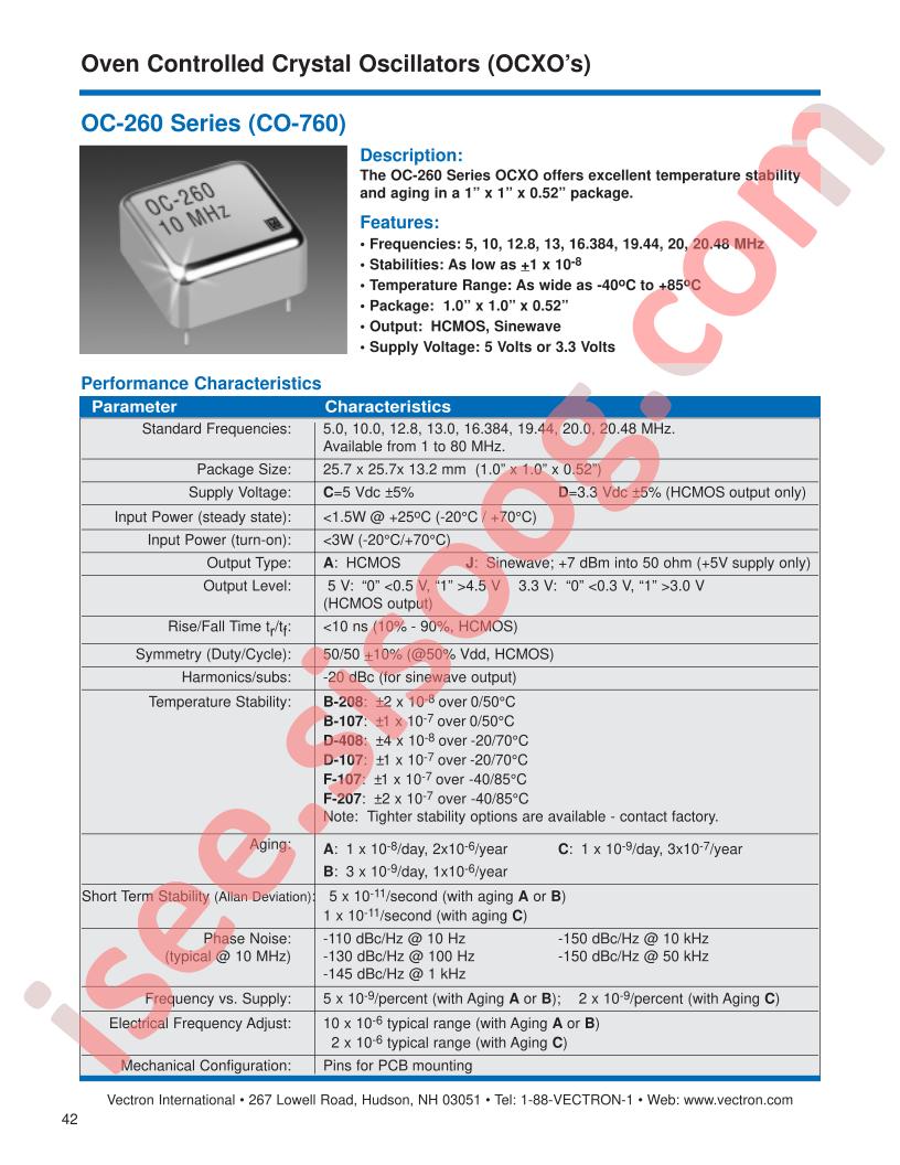 OC-260-DAB-107AA-20