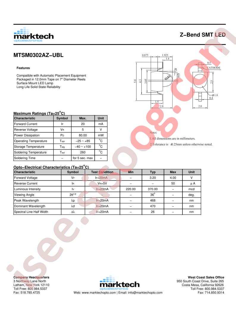 MTSM0302AZ-UBL