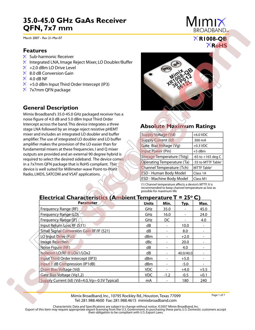 XR1008-QB