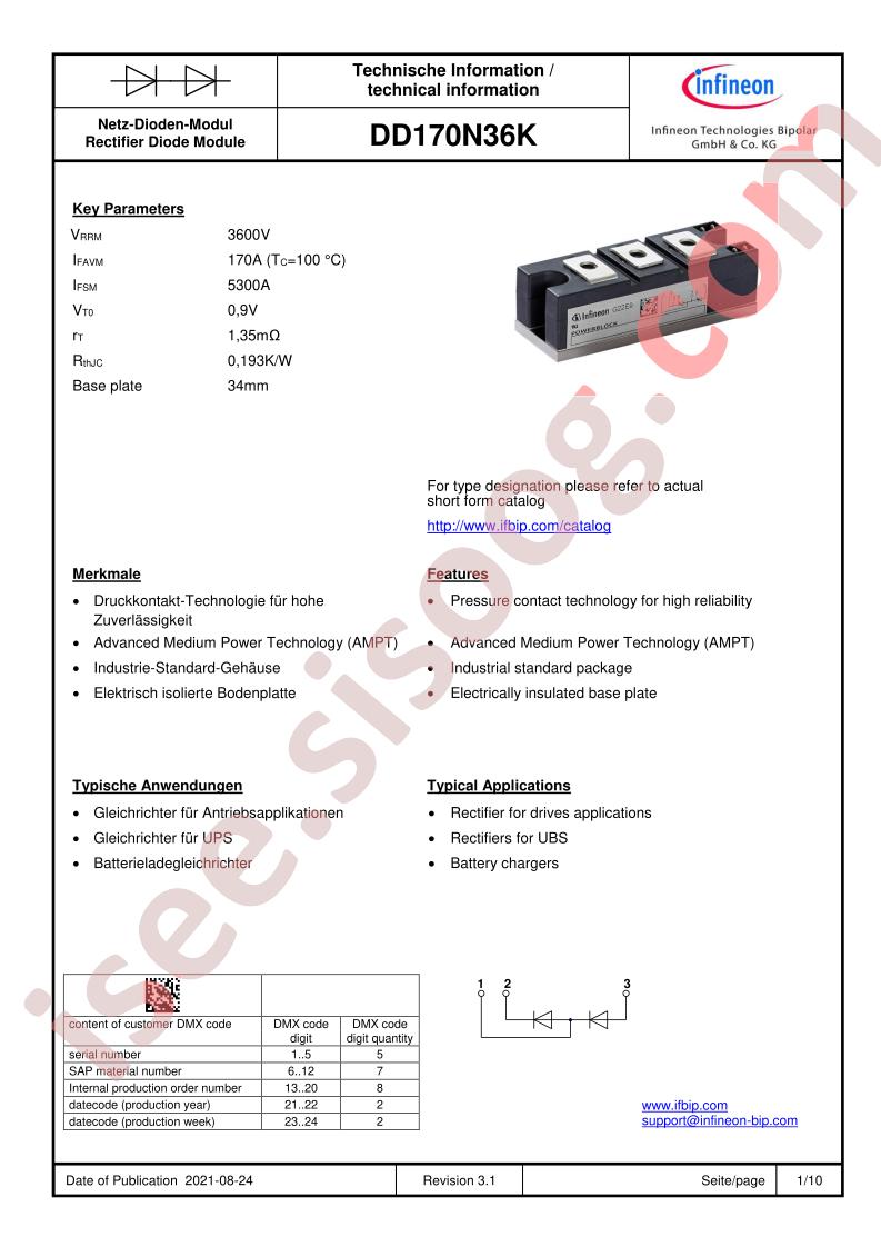 DD170N36K