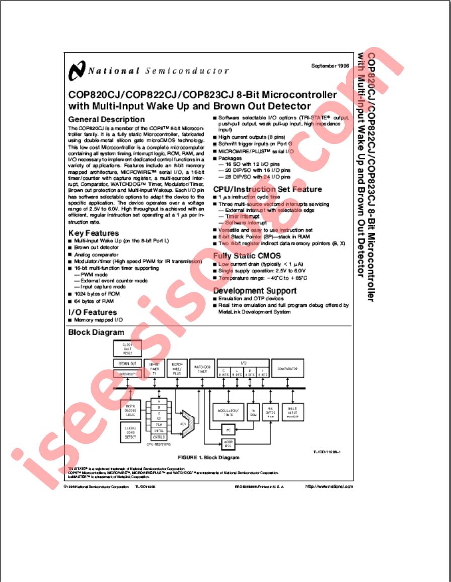 COP87L20CJN-2N