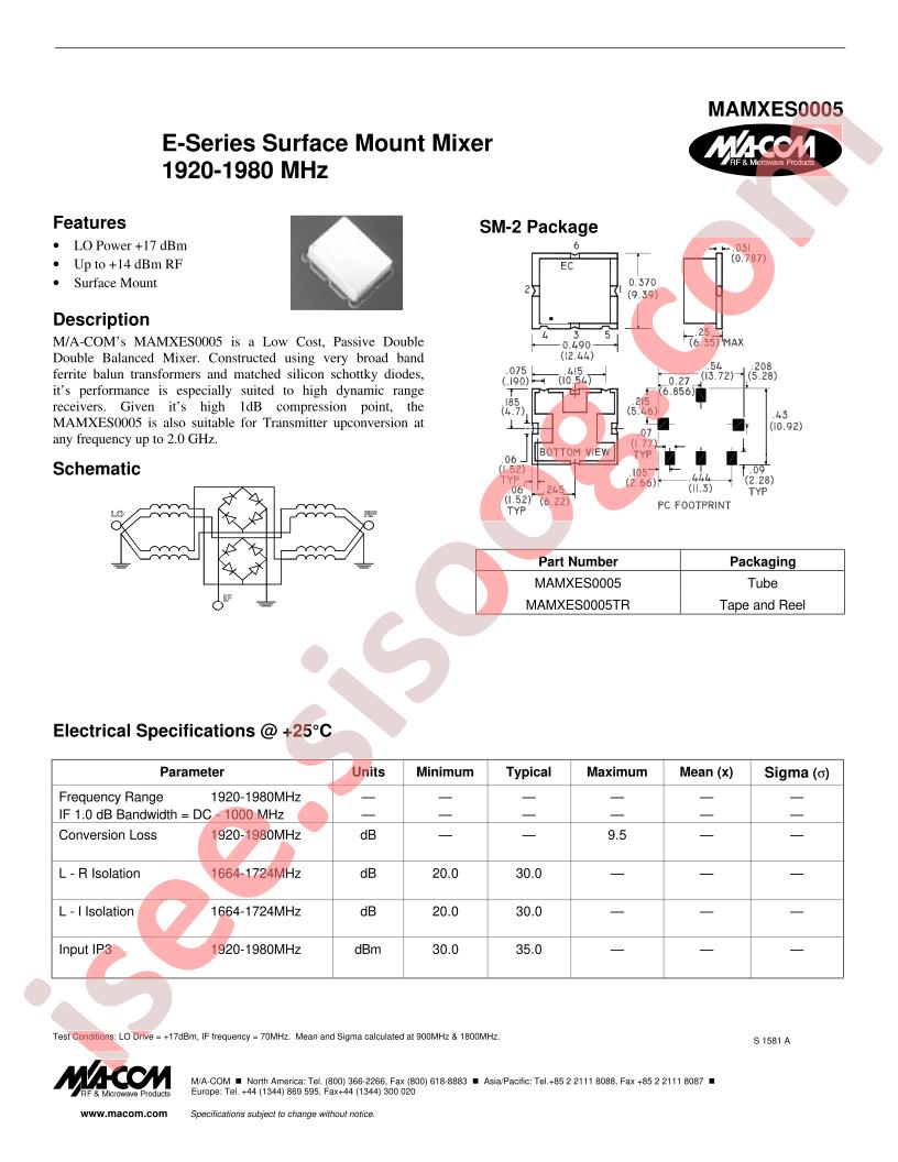 MAMXES0005TR