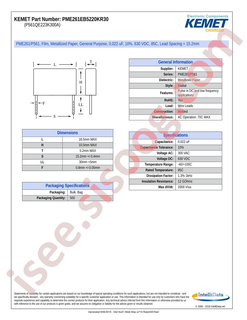 PME261EB5220KR30