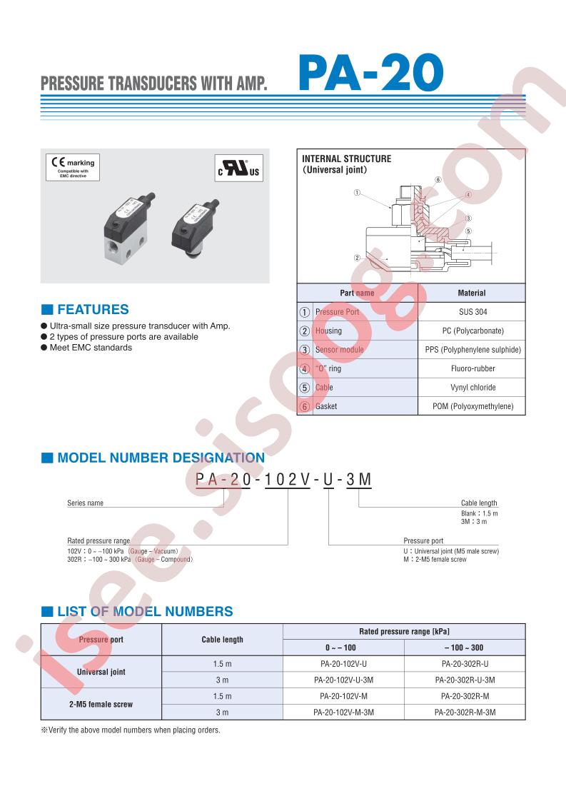 PA-20-102V-M-3M