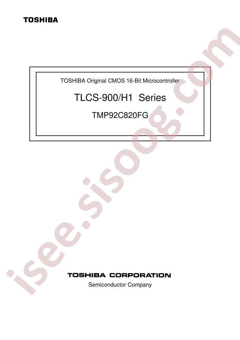 TMP92C820FG