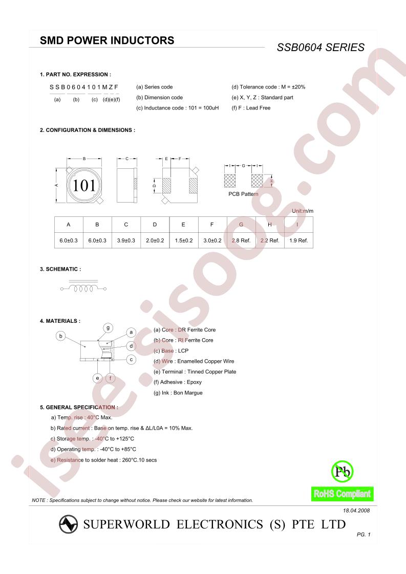 SSB0604220MZF