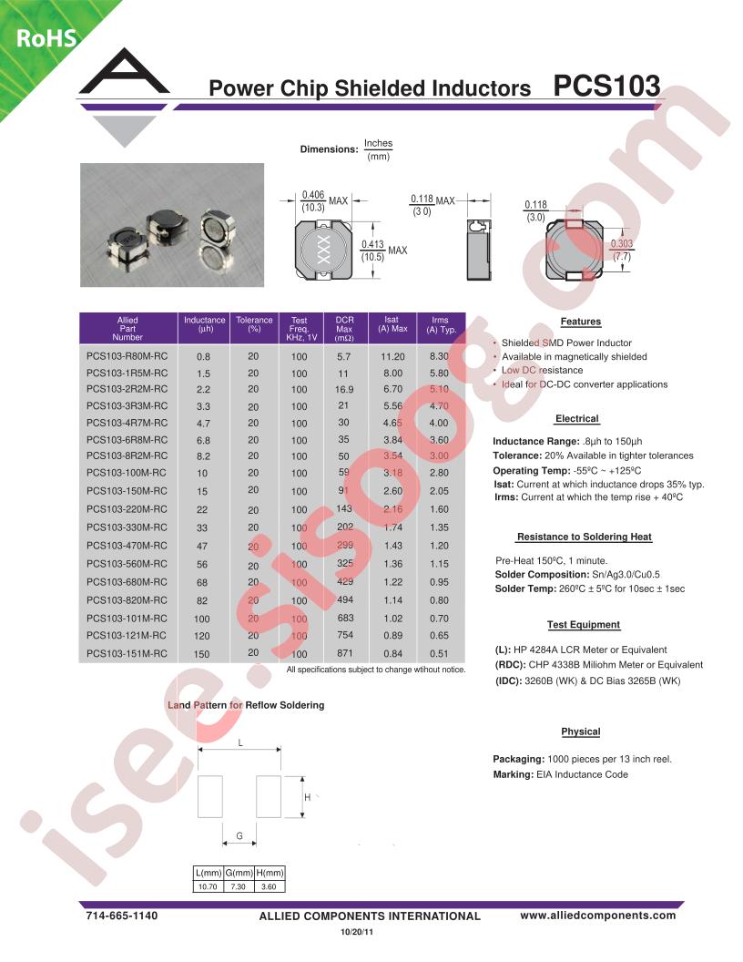 PCS103-150M-RC