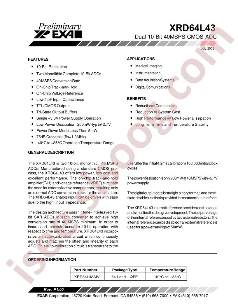 XRD64L43