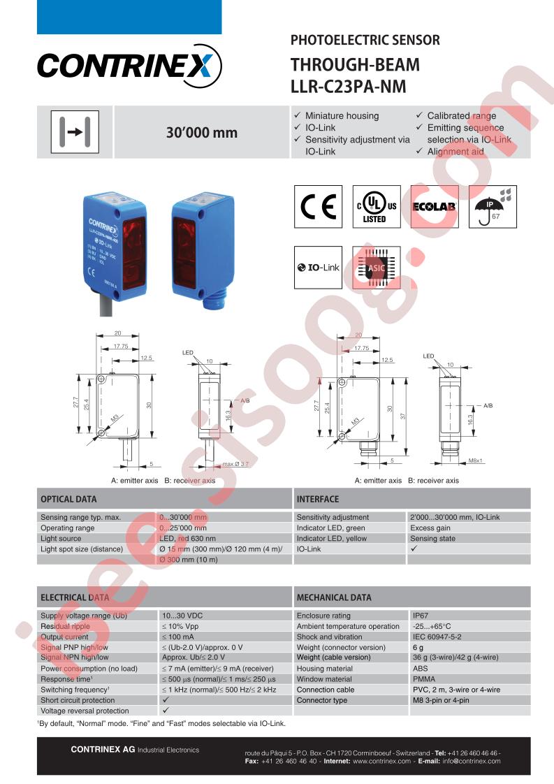 LLR-C23PA-NMS-101