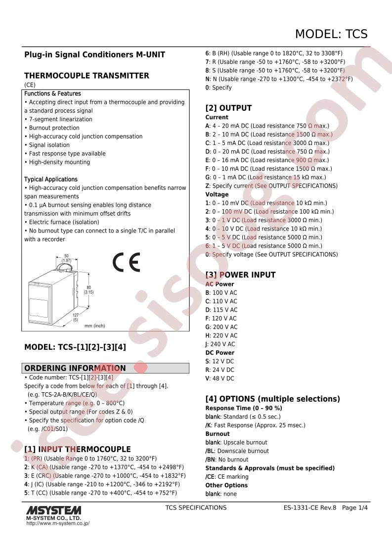 TCS-00-R