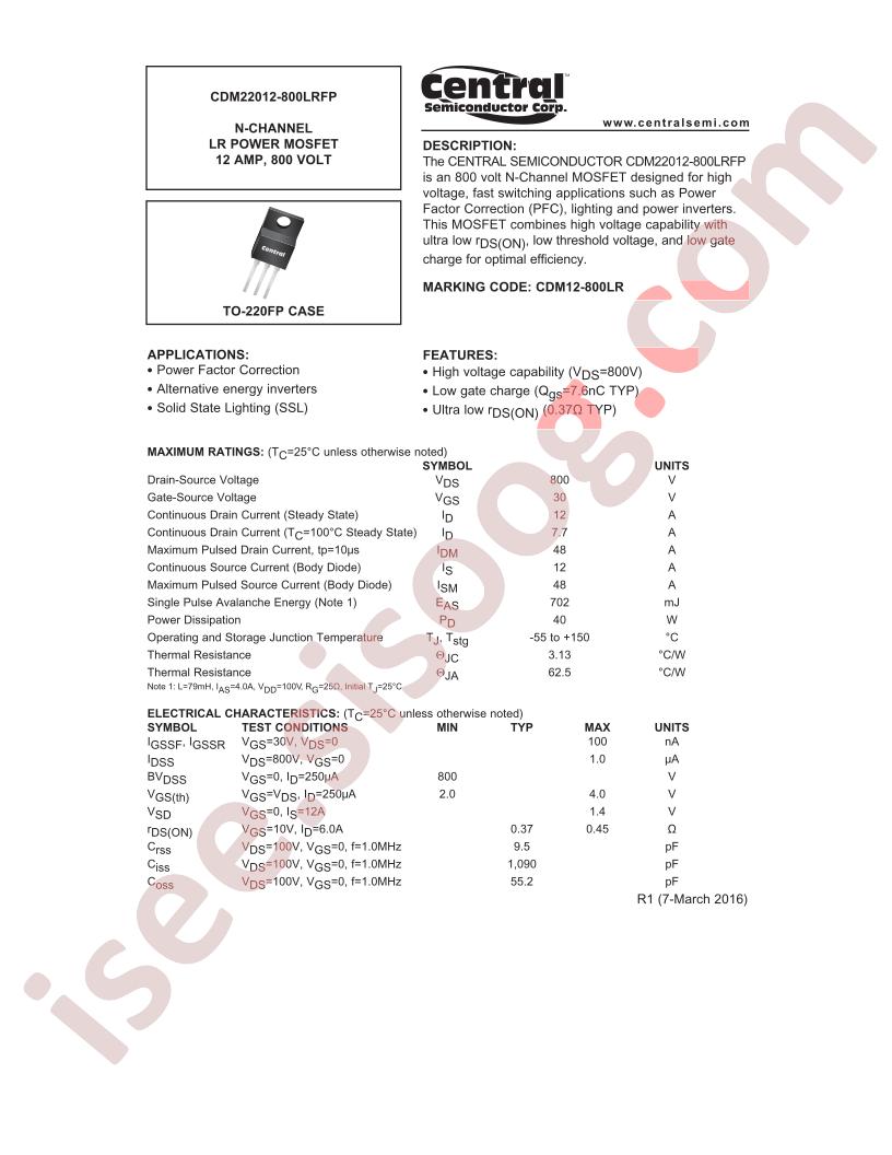 CDM22012-800LRFP