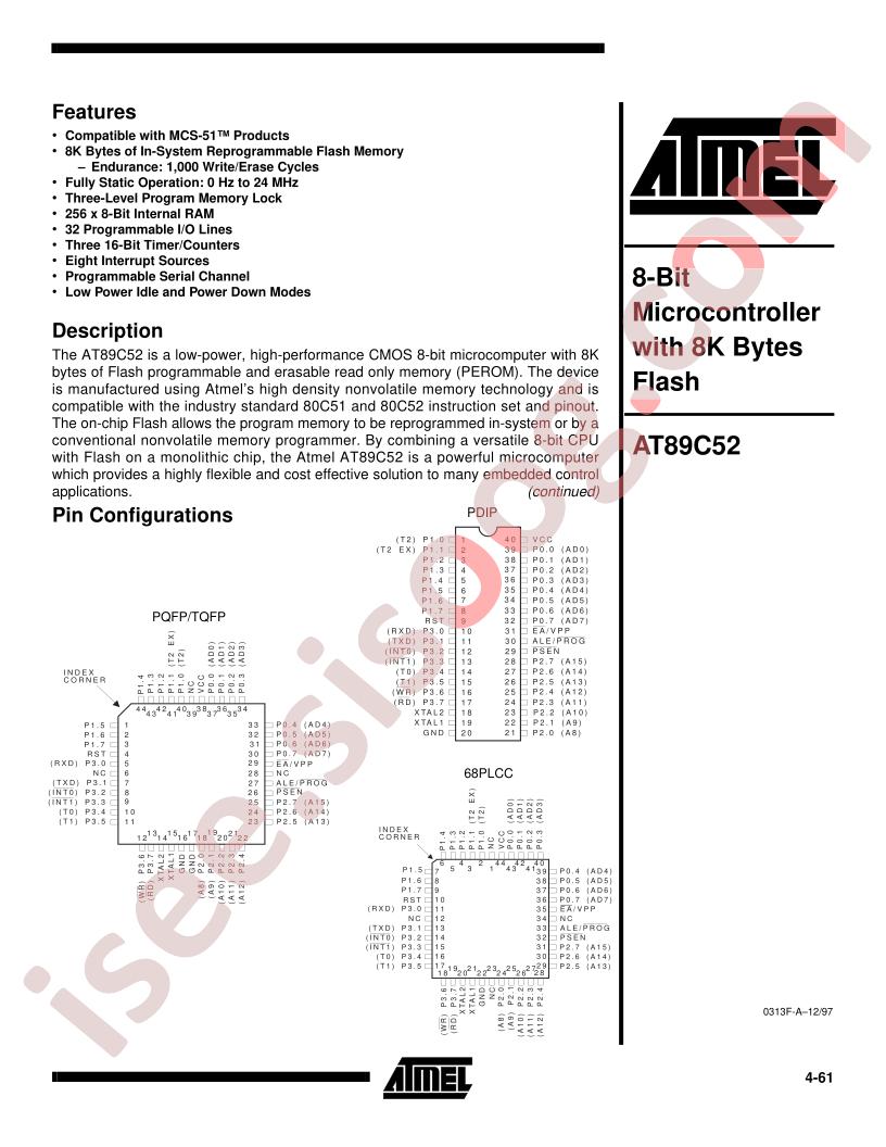 AT89C52-20AC