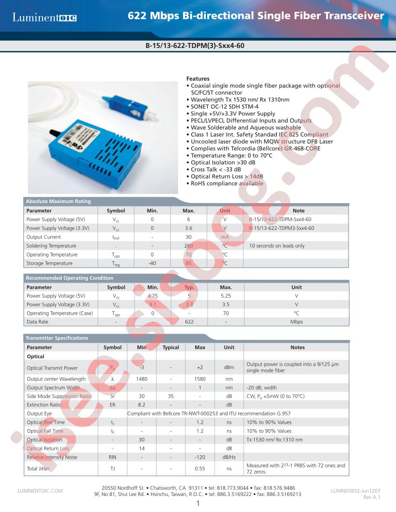 B-13-622-TDPM3-SFC4-60-G5