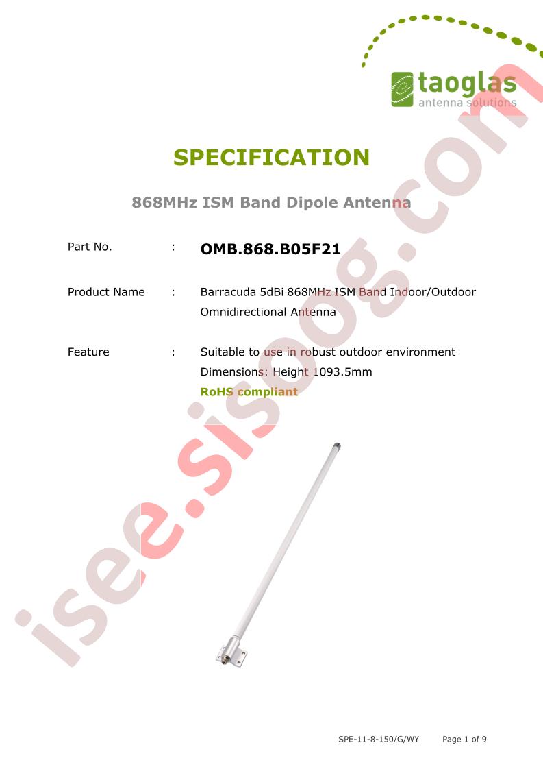 OMB868B05F21