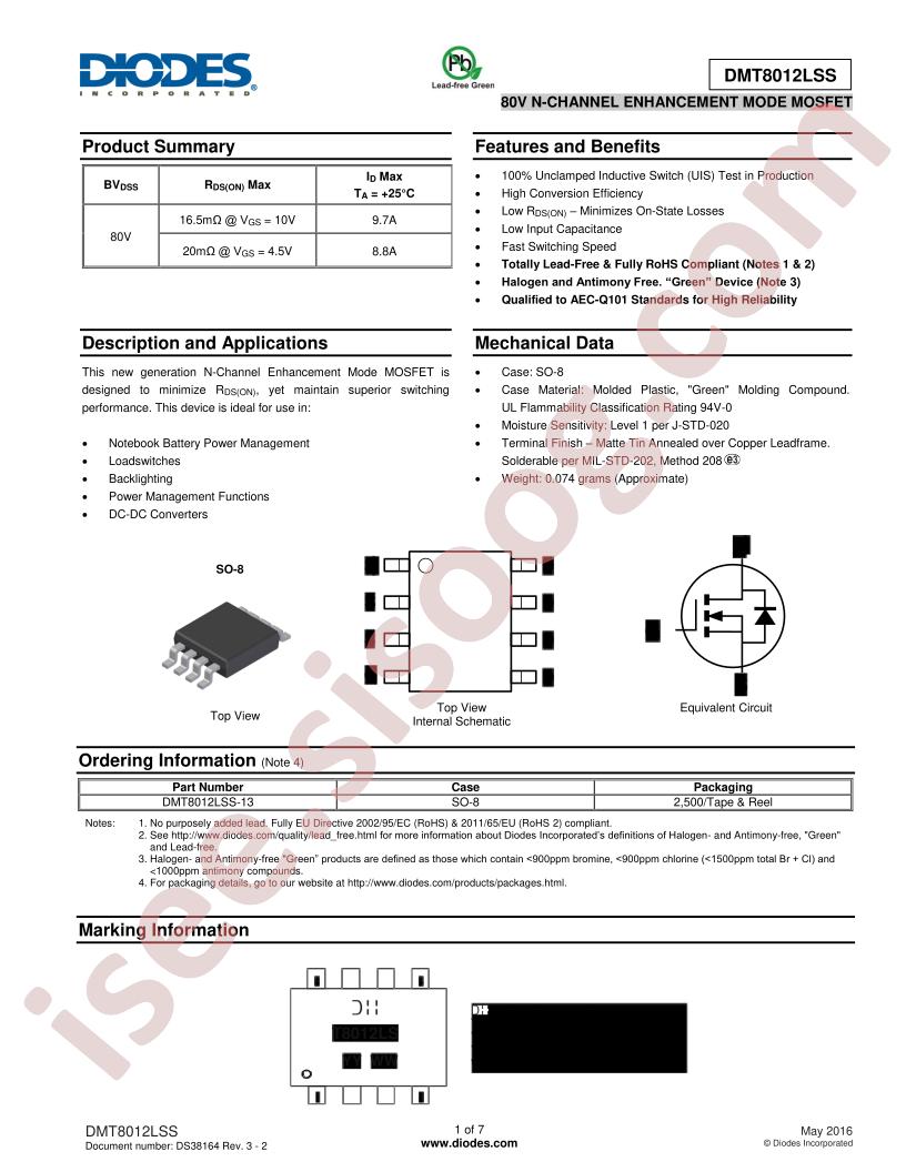 DMT8012LSS-13