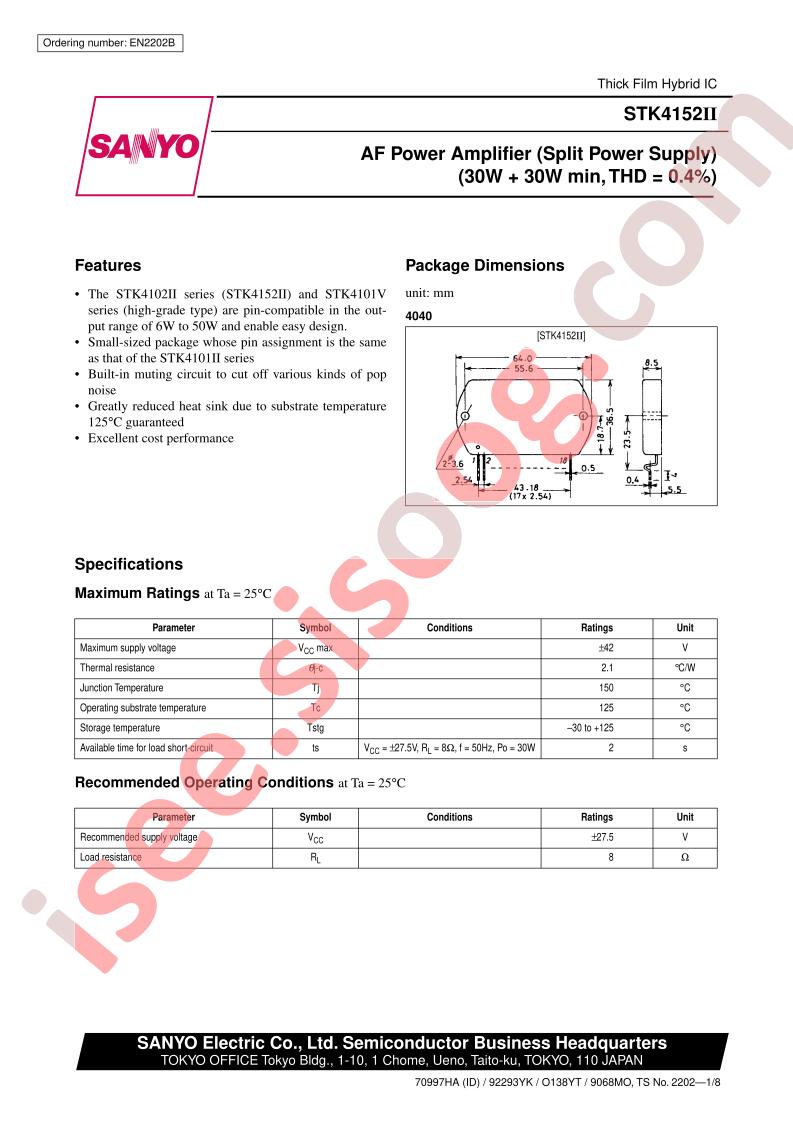 STK4152II