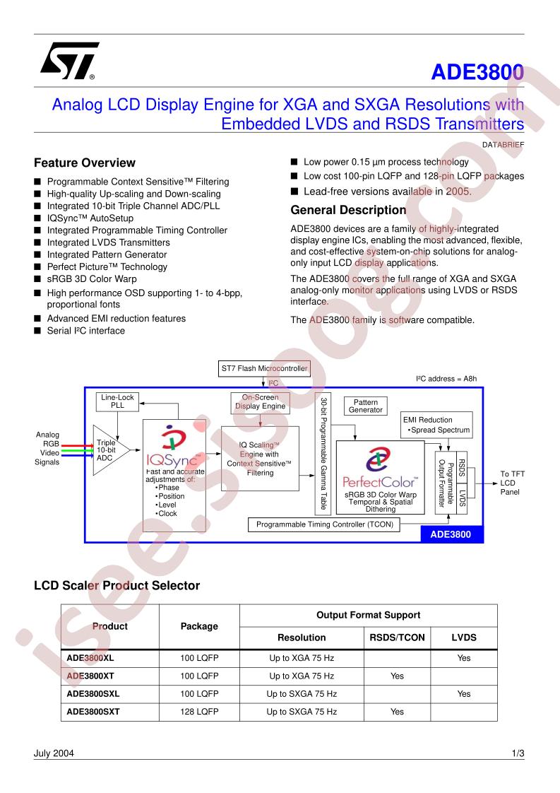 ADE3800SXT