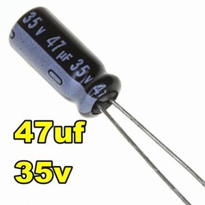 خازن 47uF 35V (47میکروفاراد 35ولت)
