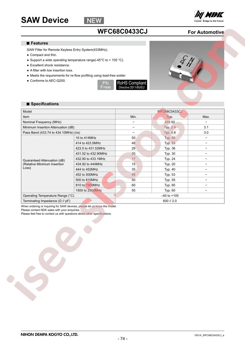 WFC68C0433CJ