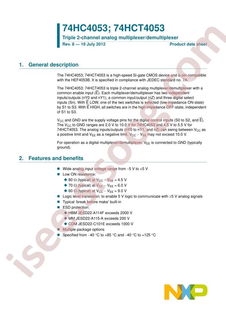 74HC4053BQ