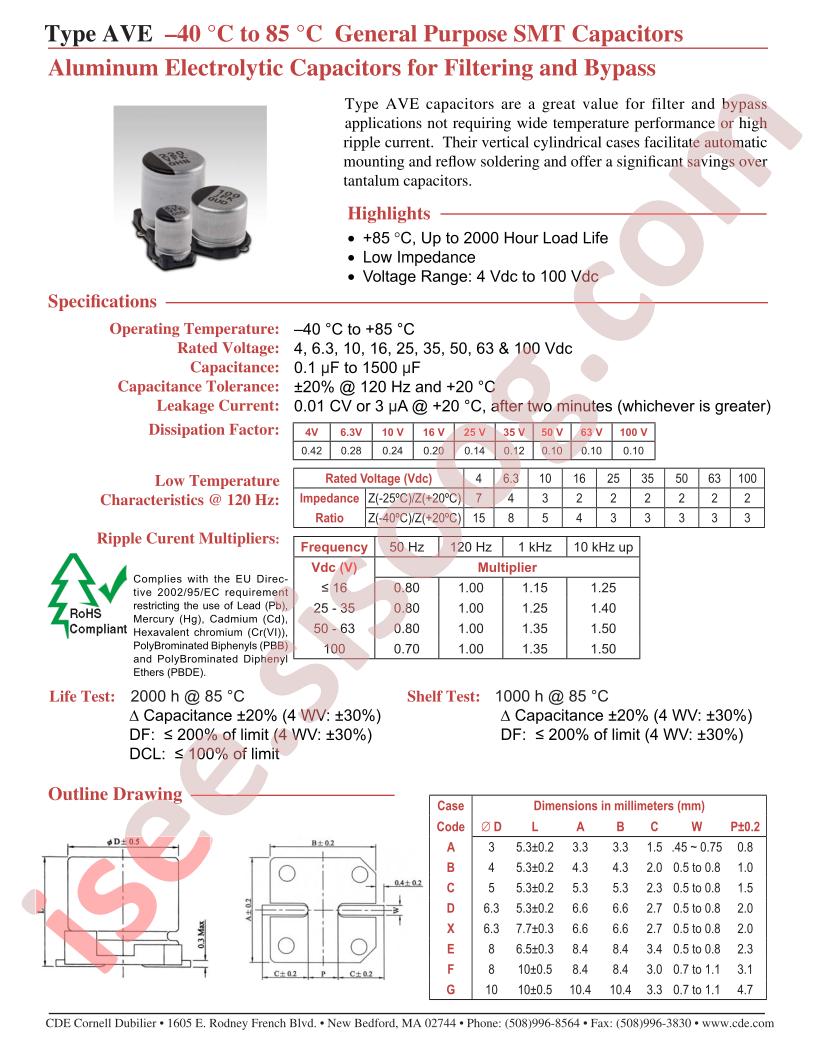 AVE334M50B12T-F