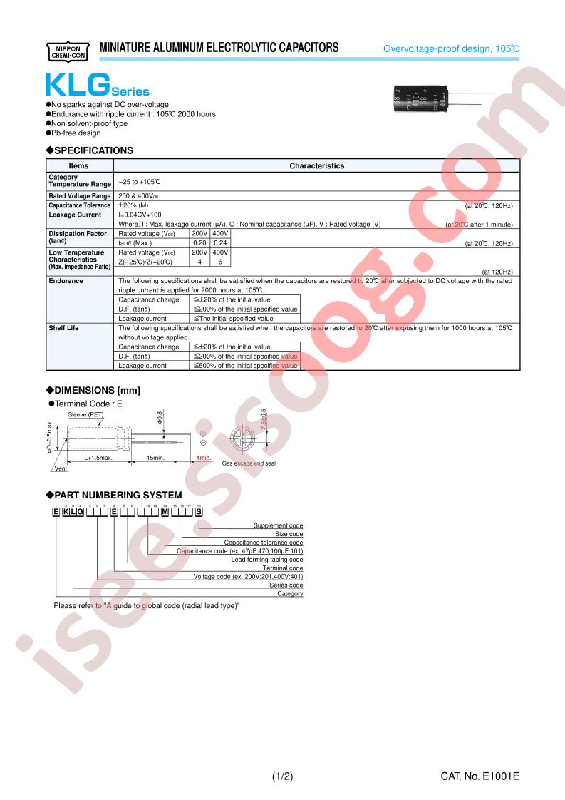 EKLG201ESS820ML20S