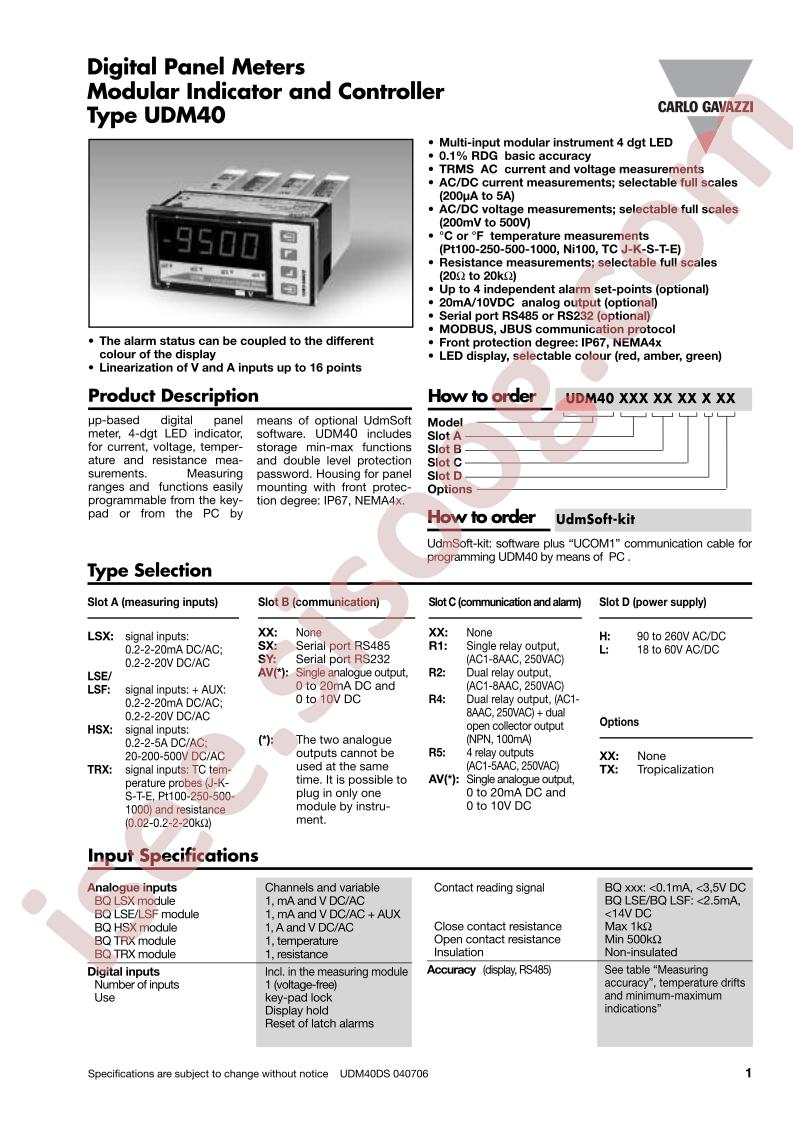 UDM40