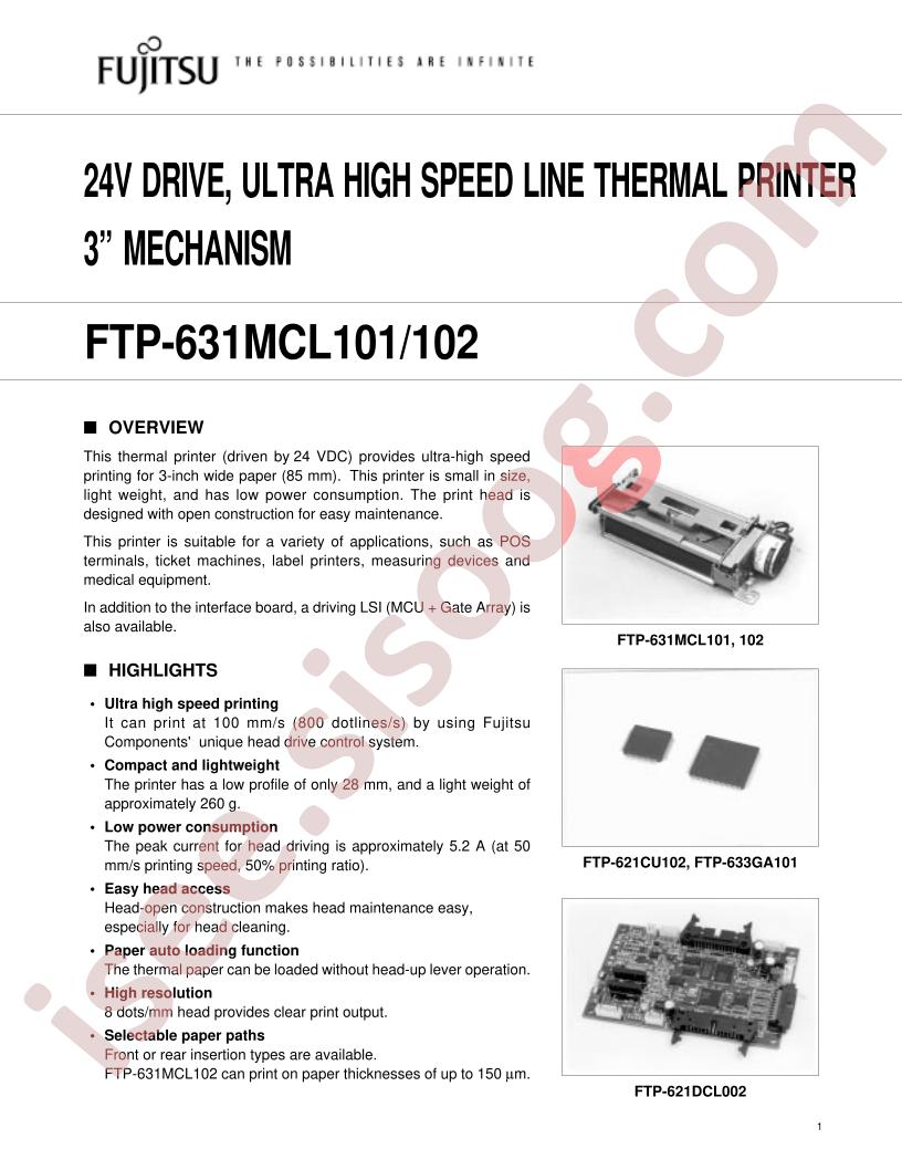 FTP-631MCL101