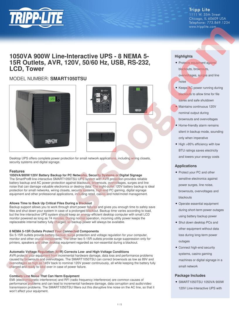 SMART1050TSU