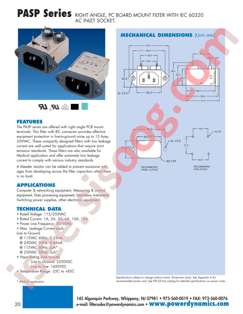 PASP01W-50-4C