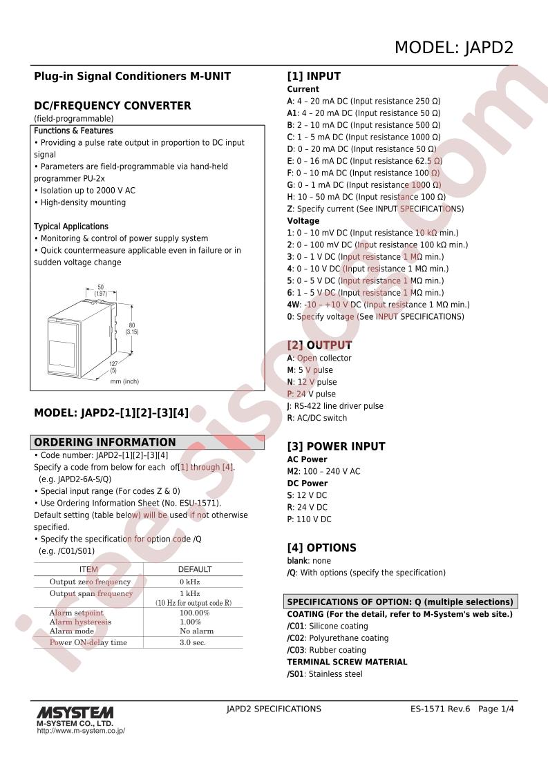 JAPD2-4WM-M2