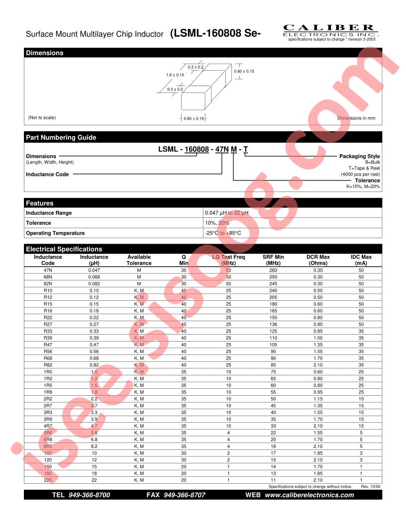 LSML-160808-100M-T