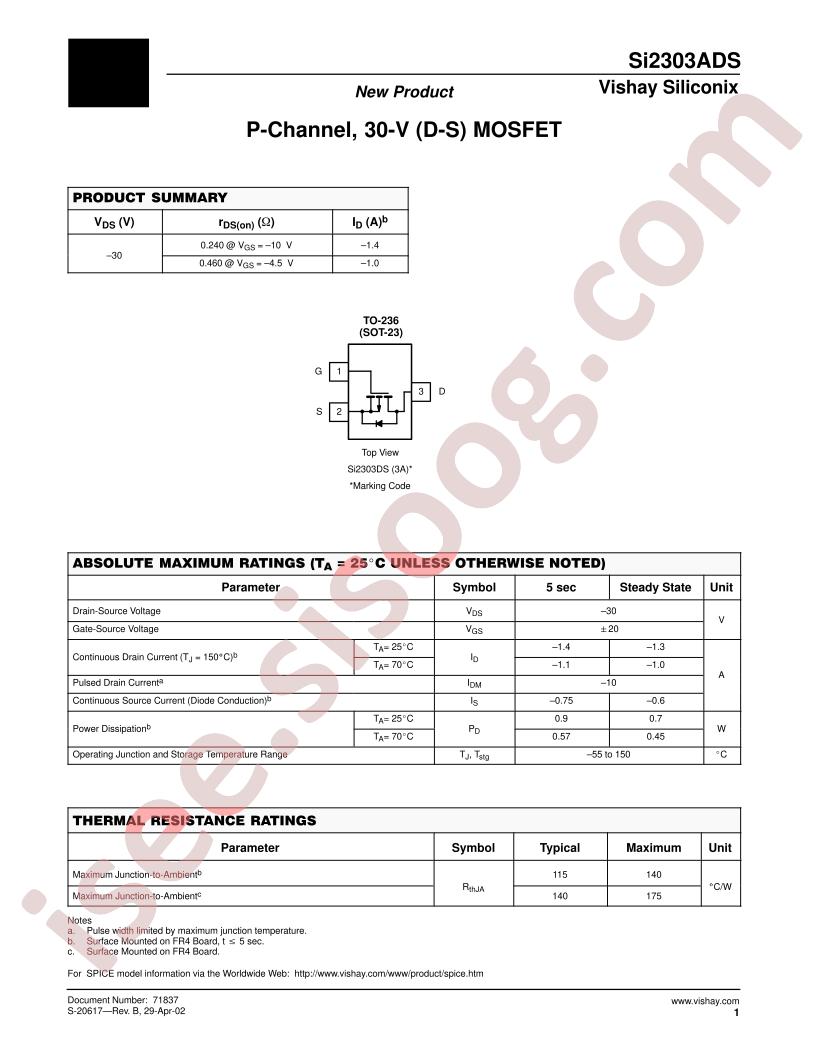 SI2303ADS