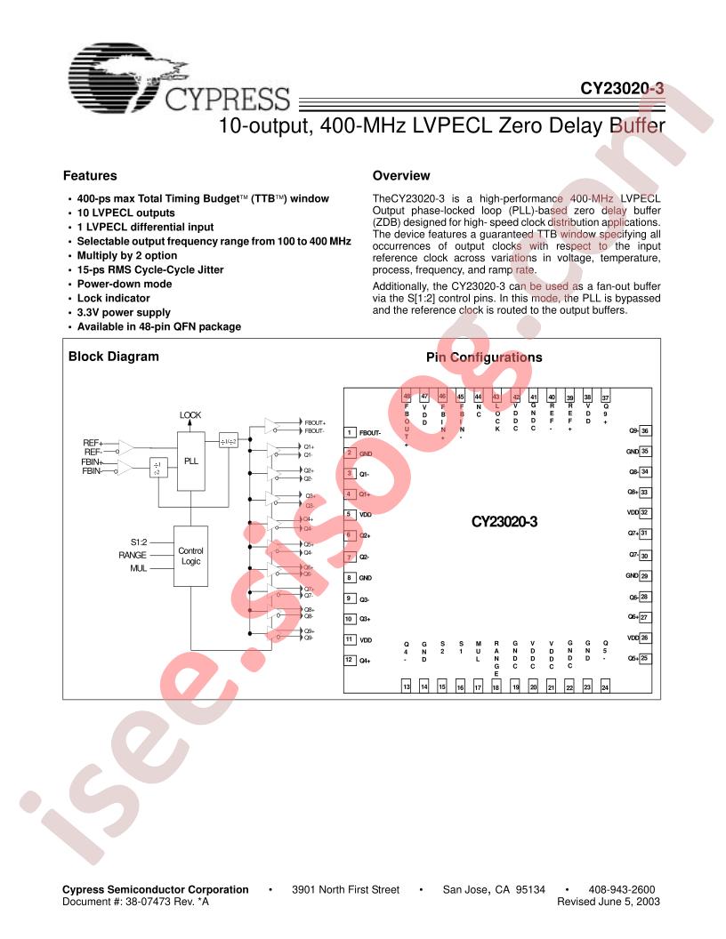 CY23020LFI-3