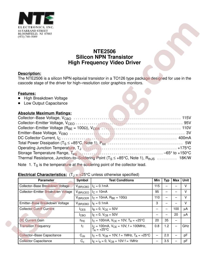 NTE2506
