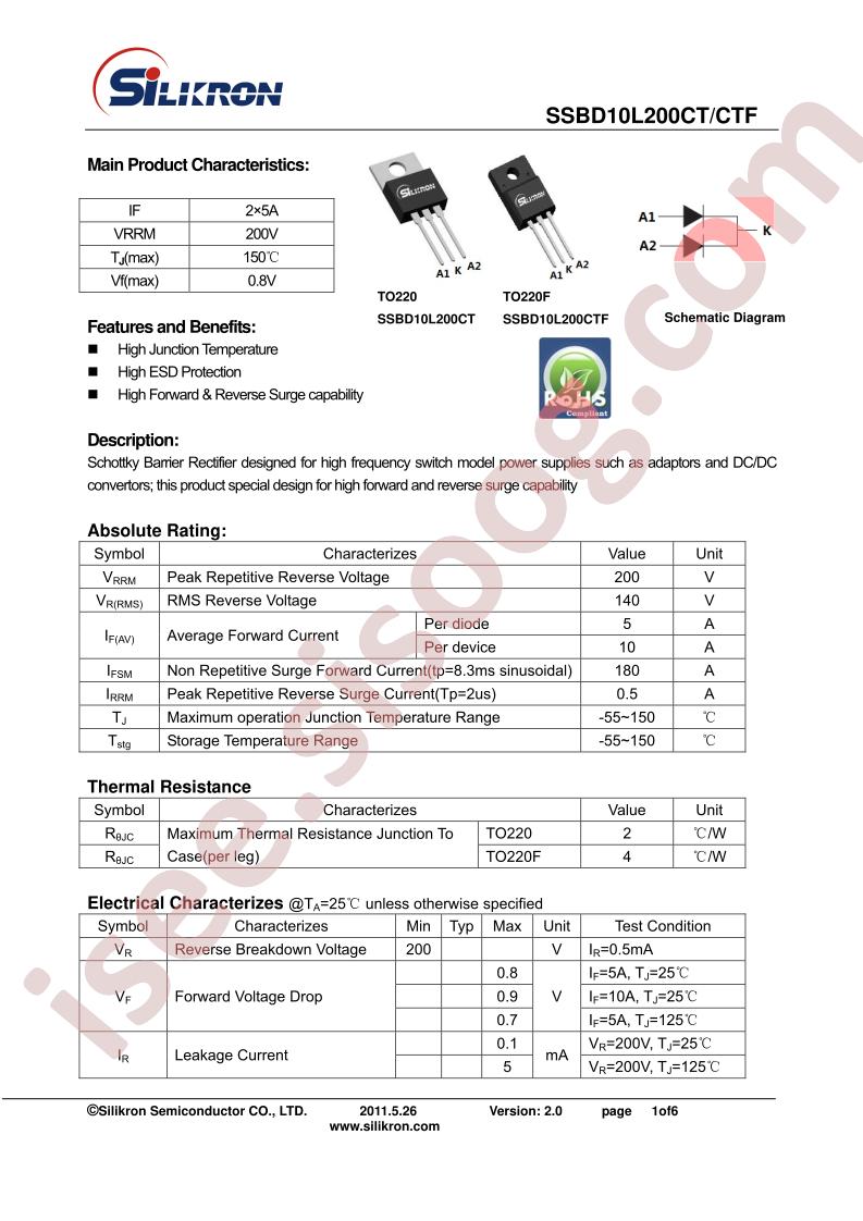 SSBD10L200CT