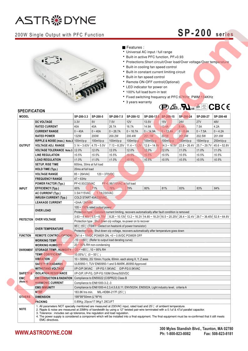 SP-200-12