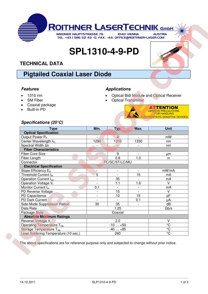 SPL1310-4-9-PD